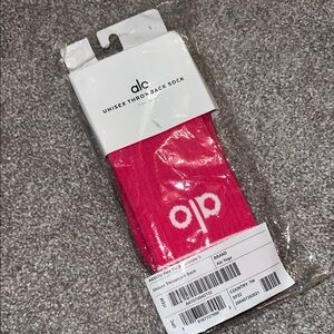 Alo Yoga Pink Throwback Socks